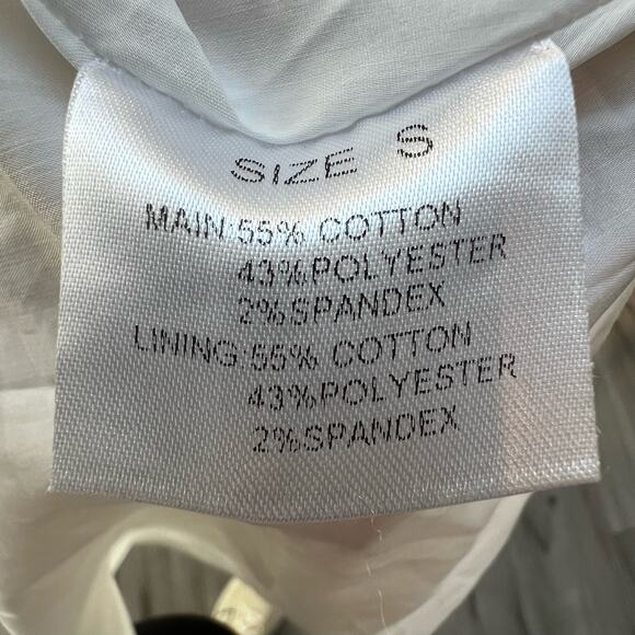 Alamour The Label Andrey Mini V-Neck Low Back White Dress Small NWOT - Picture 7 of 7